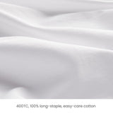 400TC long-staple, easy-care cottom