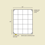 Twin/TwinXL hypoallergenic down-alternative comforter size specifications