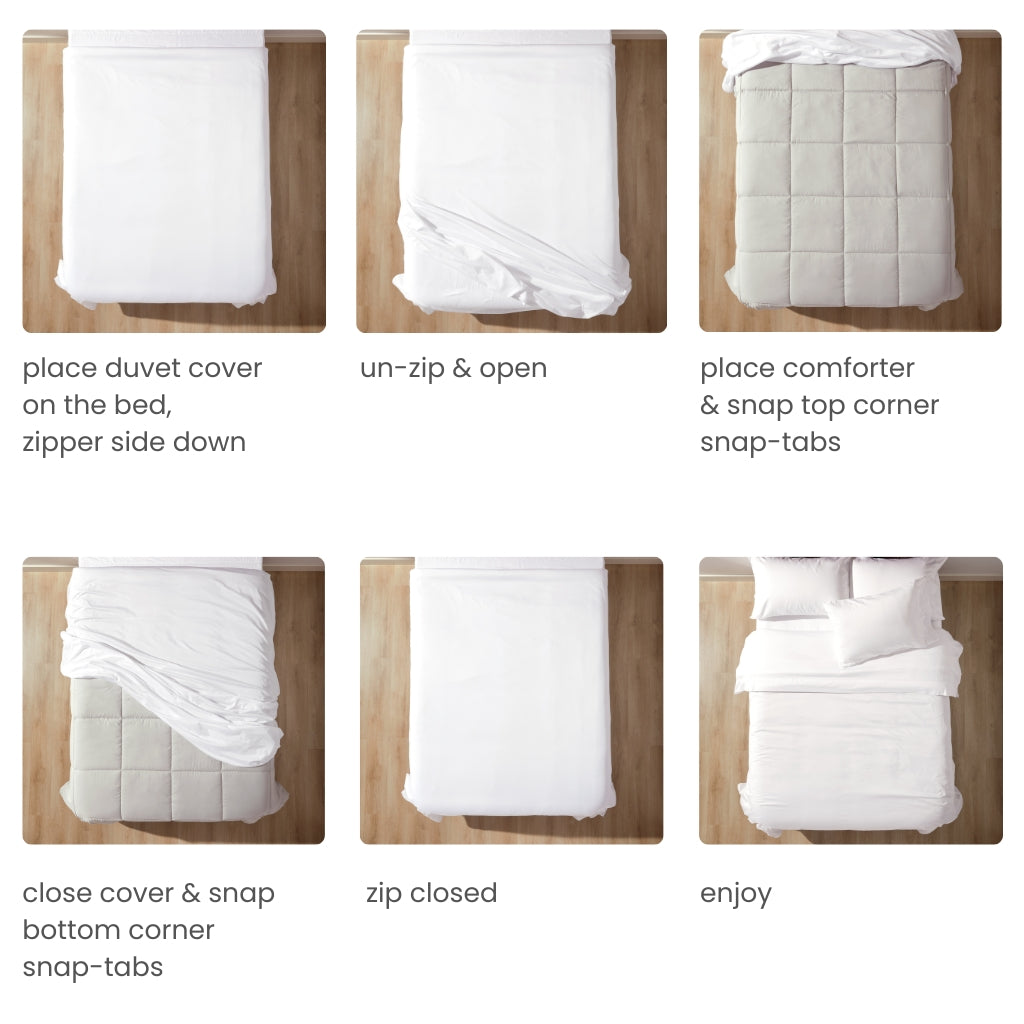 Triple-Zip Duvet Cover