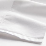 Twin XL flat sheet detail close-up