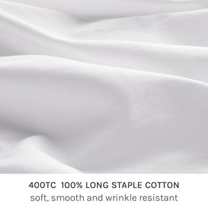 
                  
                    fix linens fabric detail of 400TC long staple cotton. soft smooth and wrinkle resistant
                  
                