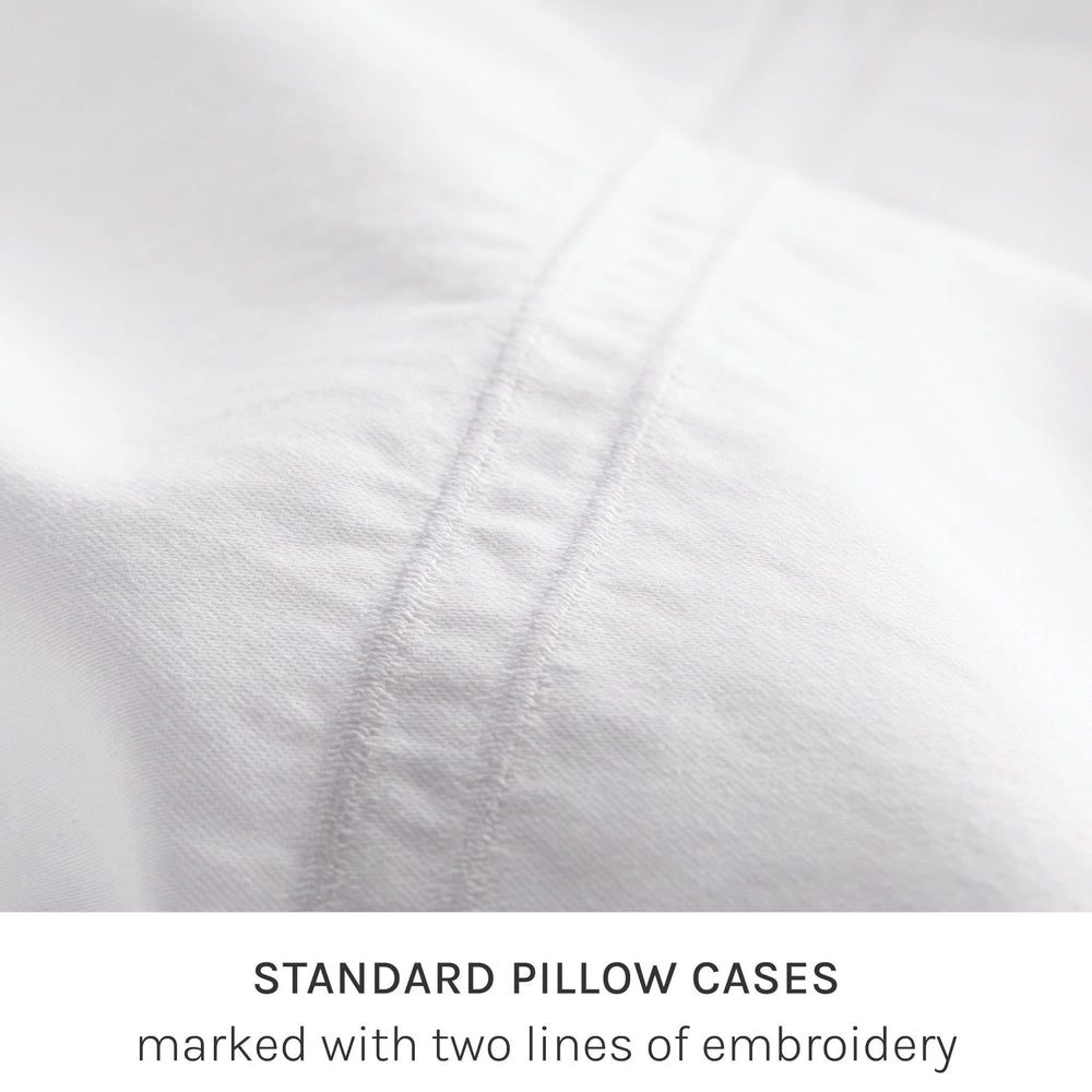 fix linens standard pillowcases ebdroidery detail 2 lines