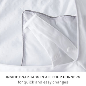 
                  
                    fix linens triple zip duvet cover corner snap tab detail
                  
                